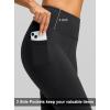 imageG Gradual Womens Fleece Lined Pants High Waist Winter Thermal Warm Flare Leggings Hiking Yoga Pants Women with PocketsBlack