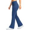 imageG Gradual Womens Fleece Lined Pants High Waist Winter Thermal Warm Flare Leggings Hiking Yoga Pants Women with PocketsBlue