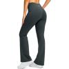imageG Gradual Womens Fleece Lined Pants High Waist Winter Thermal Warm Flare Leggings Hiking Yoga Pants Women with PocketsDark Grey