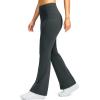 imageG Gradual Womens Fleece Lined Pants High Waist Winter Thermal Warm Flare Leggings Hiking Yoga Pants Women with PocketsDark Grey