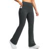 imageG Gradual Womens Fleece Lined Pants High Waist Winter Thermal Warm Flare Leggings Hiking Yoga Pants Women with PocketsGrey Heather