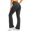 imageG Gradual Womens Fleece Lined Pants High Waist Winter Thermal Warm Flare Leggings Hiking Yoga Pants Women with PocketsGrey Heather