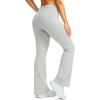 imageG Gradual Womens Fleece Lined Pants High Waist Winter Thermal Warm Flare Leggings Hiking Yoga Pants Women with PocketsMedium Grey Heather