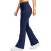imageG Gradual Womens Fleece Lined Pants High Waist Winter Thermal Warm Flare Leggings Hiking Yoga Pants Women with PocketsNavy