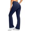 imageG Gradual Womens Fleece Lined Pants High Waist Winter Thermal Warm Flare Leggings Hiking Yoga Pants Women with PocketsNavy