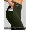 imageG Gradual Womens Fleece Lined Pants High Waist Winter Thermal Warm Flare Leggings Hiking Yoga Pants Women with PocketsOlive