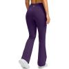 imageG Gradual Womens Fleece Lined Pants High Waist Winter Thermal Warm Flare Leggings Hiking Yoga Pants Women with PocketsPurple