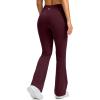 imageG Gradual Womens Fleece Lined Pants High Waist Winter Thermal Warm Flare Leggings Hiking Yoga Pants Women with PocketsWine