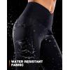 imageG Gradual Womens Fleece Lined Pants Water Resistant Winter Thermal Flare Leggings Hiking Snow Pants for Women 4 PocketsBlack