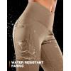 imageG Gradual Womens Fleece Lined Pants Water Resistant Winter Thermal Flare Leggings Hiking Snow Pants for Women 4 PocketsKhaki