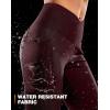imageG Gradual Womens Fleece Lined Pants Water Resistant Winter Thermal Flare Leggings Hiking Snow Pants for Women 4 PocketsWine