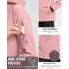 imageG Gradual Womens Fleece Lined Softshell Jacket Windproof Warm Light Waterproof Hooded Jacket for Women WinterFallSpringPink