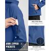 imageG Gradual Womens Fleece Lined Softshell Jacket Windproof Warm Light Waterproof Hooded Jacket for Women WinterFallSpringRoyal Blue