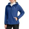 imageG Gradual Womens Fleece Lined Softshell Jacket Windproof Warm Light Waterproof Hooded Jacket for Women WinterFallSpringRoyal Blue