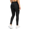 imageG Gradual Womens Fleece Lined Winter Leggings High Waisted Water Resistant Thermal Hiking Ski Pants for Women with PocketsBlack