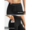 imageG Gradual Womens Fleece Lined Winter Leggings High Waisted Water Resistant Thermal Hiking Ski Pants for Women with PocketsBlack