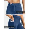 imageG Gradual Womens Fleece Lined Winter Leggings High Waisted Water Resistant Thermal Hiking Ski Pants for Women with PocketsBlue
