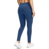 imageG Gradual Womens Fleece Lined Winter Leggings High Waisted Water Resistant Thermal Hiking Ski Pants for Women with PocketsBlue