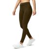 imageG Gradual Womens Fleece Lined Winter Leggings High Waisted Water Resistant Thermal Hiking Ski Pants for Women with PocketsBrown