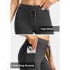 imageG Gradual Womens Fleece Lined Winter Leggings High Waisted Water Resistant Thermal Hiking Ski Pants for Women with PocketsCharcoal