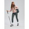 imageG Gradual Womens Fleece Lined Winter Leggings High Waisted Water Resistant Thermal Hiking Ski Pants for Women with PocketsDark Grey