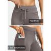 imageG Gradual Womens Fleece Lined Winter Leggings High Waisted Water Resistant Thermal Hiking Ski Pants for Women with PocketsDusty Grey