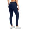 imageG Gradual Womens Fleece Lined Winter Leggings High Waisted Water Resistant Thermal Hiking Ski Pants for Women with PocketsNavy