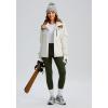 imageG Gradual Womens Fleece Lined Winter Leggings High Waisted Water Resistant Thermal Hiking Ski Pants for Women with PocketsOlive