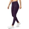 imageG Gradual Womens Fleece Lined Winter Leggings High Waisted Water Resistant Thermal Hiking Ski Pants for Women with PocketsPurple