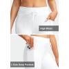 imageG Gradual Womens Fleece Lined Winter Leggings High Waisted Water Resistant Thermal Hiking Ski Pants for Women with PocketsWhite