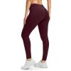 imageG Gradual Womens Fleece Lined Winter Leggings High Waisted Water Resistant Thermal Hiking Ski Pants for Women with PocketsWine
