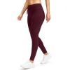 imageG Gradual Womens Fleece Lined Winter Leggings High Waisted Water Resistant Thermal Hiking Ski Pants for Women with PocketsWine