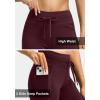 imageG Gradual Womens Fleece Lined Winter Leggings High Waisted Water Resistant Thermal Hiking Ski Pants for Women with PocketsWine
