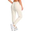 imageG Gradual Womens Joggers Pants with Zipper Pockets Tapered Running Sweatpants for Women Lounge JoggingBeige