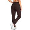 imageG Gradual Womens Joggers Pants with Zipper Pockets Tapered Running Sweatpants for Women Lounge JoggingBrown