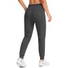 imageG Gradual Womens Joggers Pants with Zipper Pockets Tapered Running Sweatpants for Women Lounge JoggingCharcoal