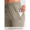 imageG Gradual Womens Joggers Pants with Zipper Pockets Tapered Running Sweatpants for Women Lounge JoggingCliff Ash