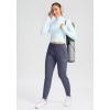 imageG Gradual Womens Joggers Pants with Zipper Pockets Tapered Running Sweatpants for Women Lounge JoggingDusty Blue