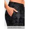 imageG Gradual Womens Joggers Pants with Zipper Pockets Tapered Running Sweatpants for Women Lounge JoggingGrey Camo