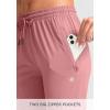 imageG Gradual Womens Joggers Pants with Zipper Pockets Tapered Running Sweatpants for Women Lounge JoggingMauve