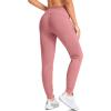 imageG Gradual Womens Joggers Pants with Zipper Pockets Tapered Running Sweatpants for Women Lounge JoggingMauve