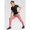 imageG Gradual Womens Joggers Pants with Zipper Pockets Tapered Running Sweatpants for Women Lounge JoggingMauve
