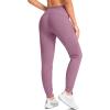 imageG Gradual Womens Joggers Pants with Zipper Pockets Tapered Running Sweatpants for Women Lounge JoggingMauve Pink