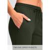 imageG Gradual Womens Joggers Pants with Zipper Pockets Tapered Running Sweatpants for Women Lounge JoggingOlive Green