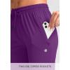 imageG Gradual Womens Joggers Pants with Zipper Pockets Tapered Running Sweatpants for Women Lounge JoggingPurple