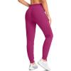 imageG Gradual Womens Joggers Pants with Zipper Pockets Tapered Running Sweatpants for Women Lounge JoggingRosy