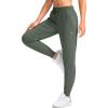imageG Gradual Womens Joggers Pants with Zipper Pockets Tapered Running Sweatpants for Women Lounge JoggingSage Green