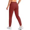 imageG Gradual Womens Joggers Pants with Zipper Pockets Tapered Running Sweatpants for Women Lounge JoggingSavannah Red