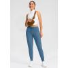 imageG Gradual Womens Joggers Pants with Zipper Pockets Tapered Running Sweatpants for Women Lounge JoggingSlate Blue