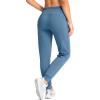 imageG Gradual Womens Joggers Pants with Zipper Pockets Tapered Running Sweatpants for Women Lounge JoggingSlate Blue